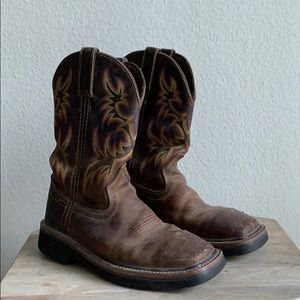 Justin Women’s Square Toed Work Boots